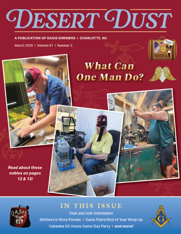 March 2026 Desert Dust cover