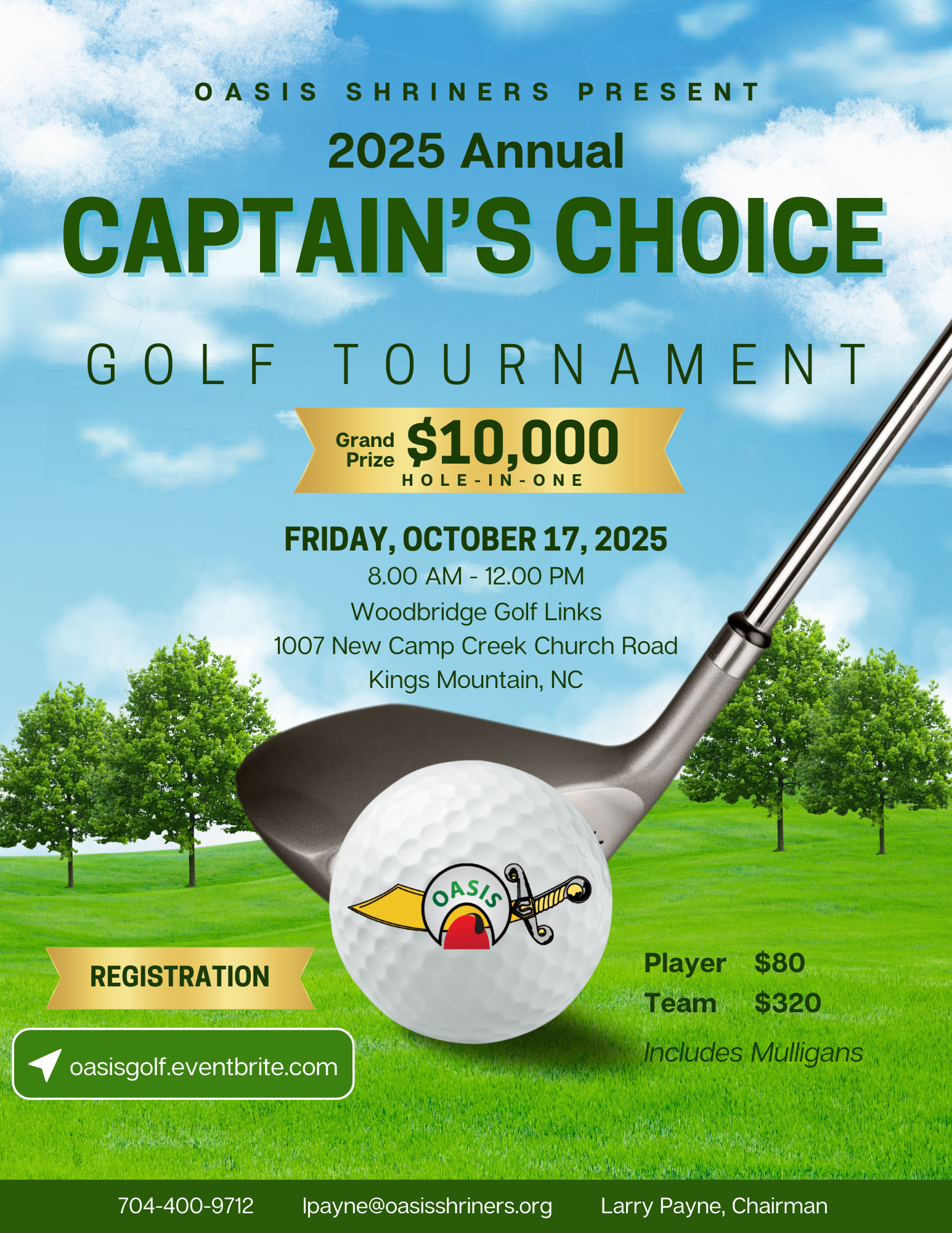 Oasis Shriners Annual Golf Tournament